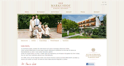 Desktop Screenshot of kurhotel-markushof.de